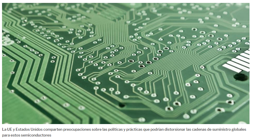 La UE y EU analizarán el dominio chino en los semiconductores menos avanzados