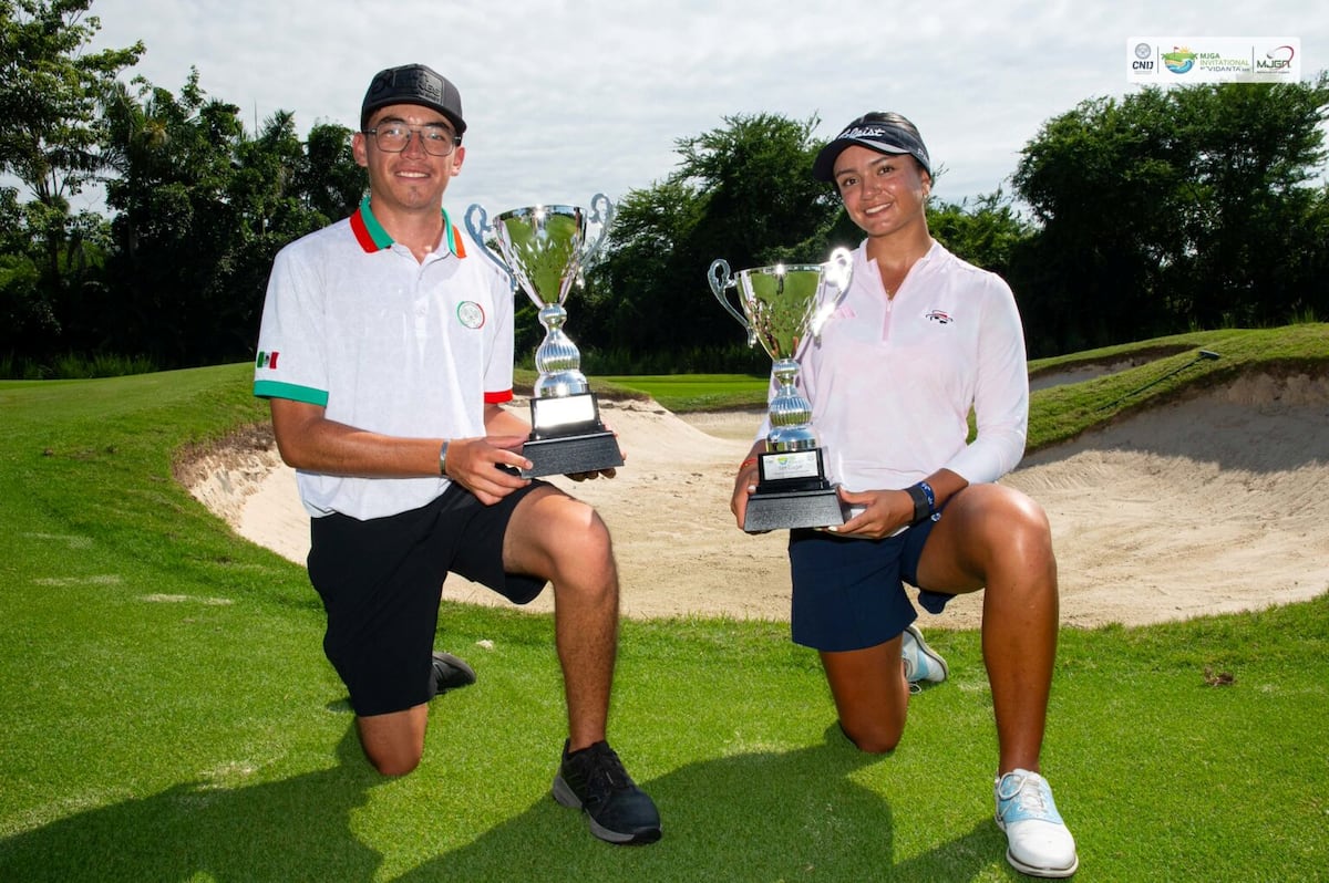 «La dupla ganadora: Lucca Mateo y Alejandra Botaya se alzaron con la victoria en el prestigioso MJGA Invitational by Vidanta»