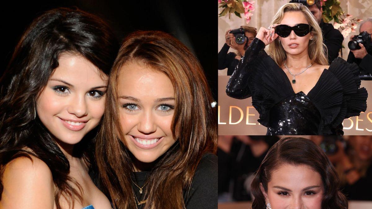 Reencuentro Disney: Selena Gomez y Miley Cyrus coinciden en los Globos Oro 2026 | VIDEO