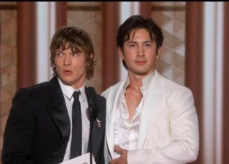 Connor Storrie y Hudson Williams se roban el momento en los Globos de Oro