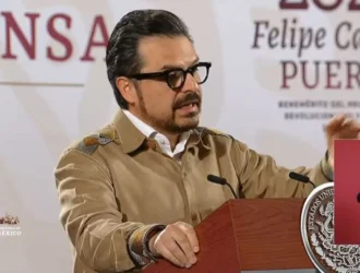 Señala Zoe Robledo a Fox y Calderón rezago en segundas dosis contra sarampión